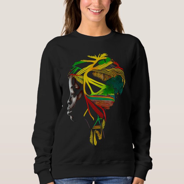 Black history month  African American Ancestors' r Sweatshirt (Front)