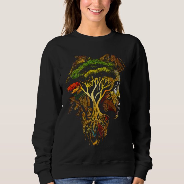 Black history month  African American Ancestors' r Sweatshirt (Front)