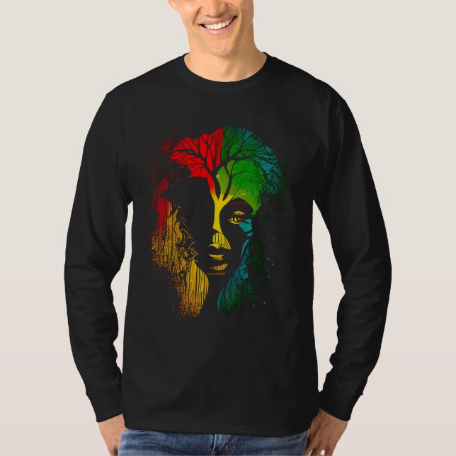 Black history month  African American Ancestors' r T-Shirt (Front)