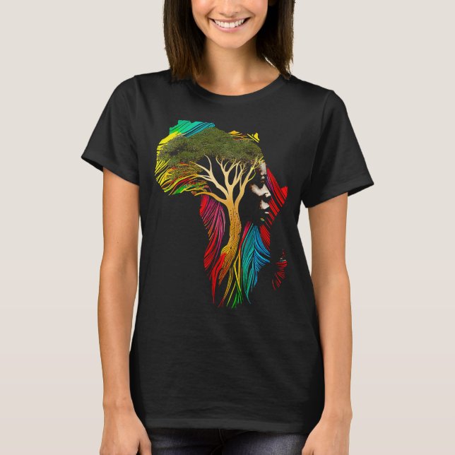 Black history month  African American Ancestors' r T-Shirt (Front)