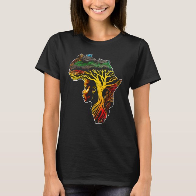 Black history month  African American Ancestors' r T-Shirt (Front)