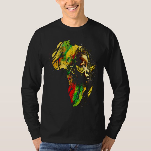 Black history month  African American Ancestors' r T-Shirt (Front)