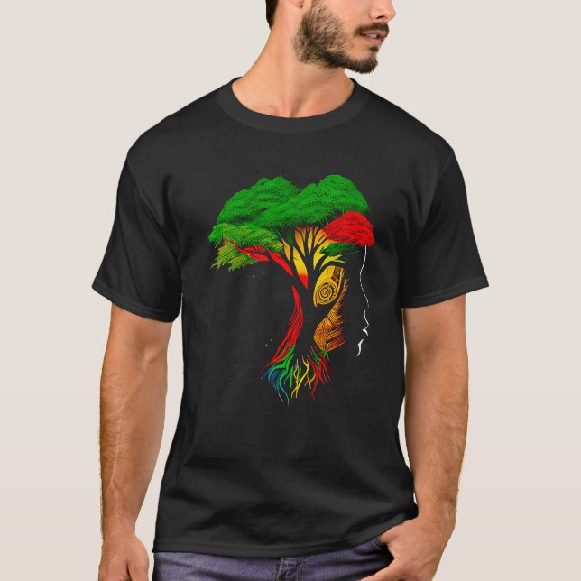 Black history month  African American Ancestors' r T-Shirt (Front)