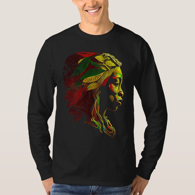 Black history month  African American Ancestors' r T-Shirt (Front)