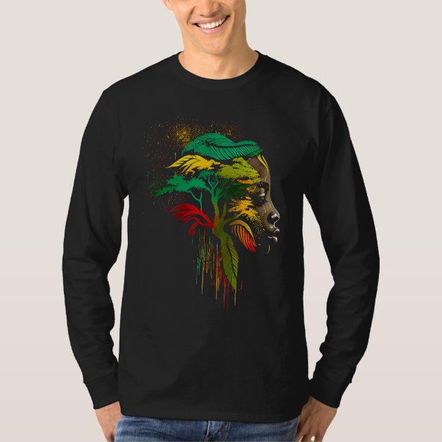 Black history month  African American Ancestors' r T-Shirt (Front)