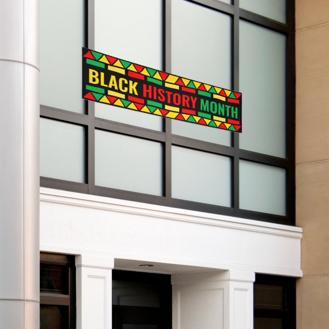 Black History Month, African American Celebration  Banner (Outside Building)