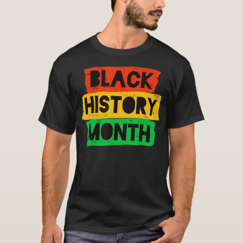 Black History Month  African American Celebration  T_Shirt