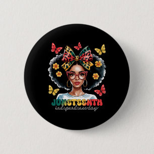 Black History Month African American Juneteenth Wo Button