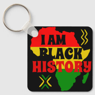 Black History Month, African american Keychain