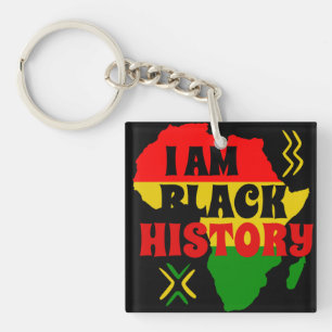 Black History Month, African american Keychain