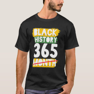 Black History Month African American Melanin Men W T-Shirt