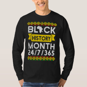 Black History Month African American Melanin Pride T-Shirt