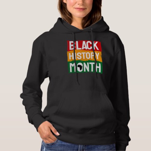 Black History Month African American Men Women BHM Hoodie