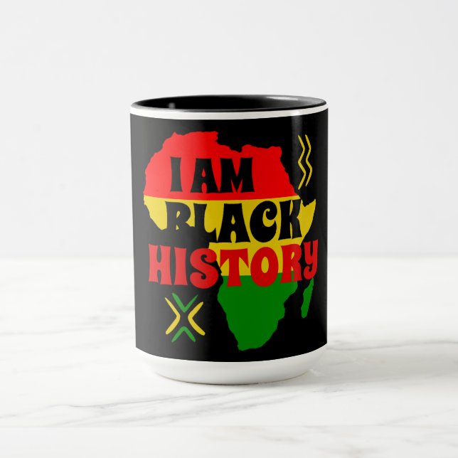 Black History Month, African american  Mug (Center)