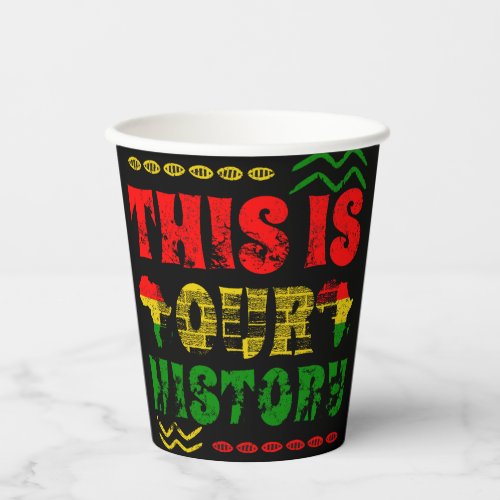 Black History Month African american Paper Cups