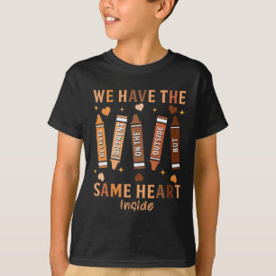 Black History Month African American Same Heart Me T-Shirt