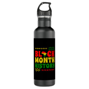 Black History Month, African american Stainless Steel Water Bottle