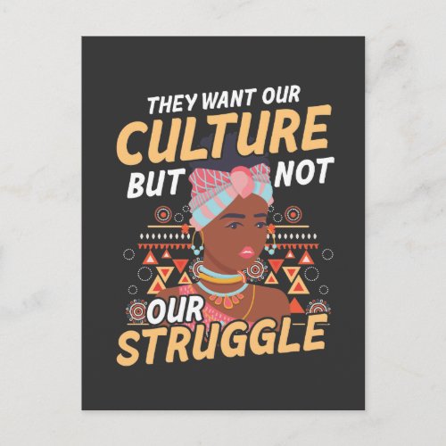 Black History Month African American Women Postcard