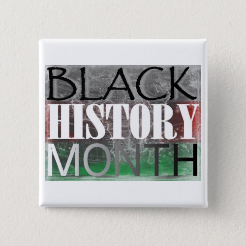 Black History Month African Flag Pinback Button