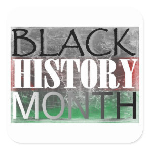 Black History Month (African Flag) Square Sticker