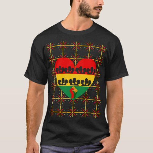 Black History Month African Heritage T_Shirt