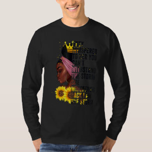 Black History Month  African Woman Afro I Am The S T-Shirt