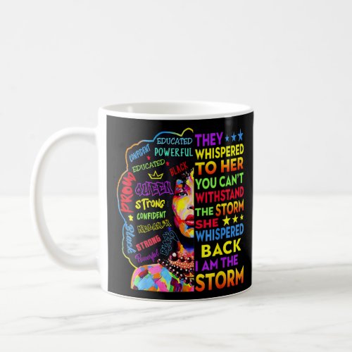 Black History Month African Woman Afro I Am The St Coffee Mug