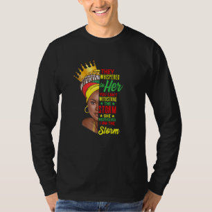Black History Month African Woman Afro I Am The St T-Shirt