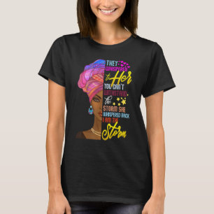 Black History Month African Woman Girl Afro I Am T T-Shirt