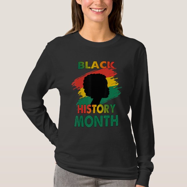 Black History Month African Women Kids Friends T-Shirt (Front)
