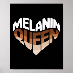 Black History Month Afro African American Melanin Poster