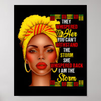 Black History Month Afro Black Women Girls I'm The