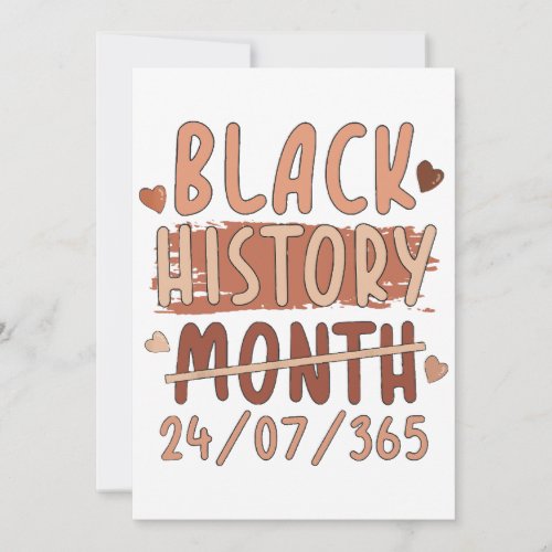 Black History Month Afro Melanin Black Women Afro  Invitation
