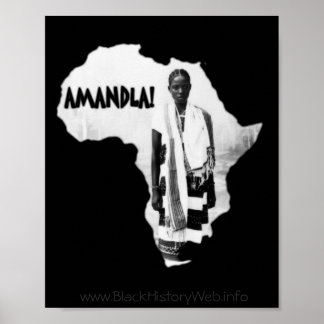 Black History Month - AMANDLA! Poster