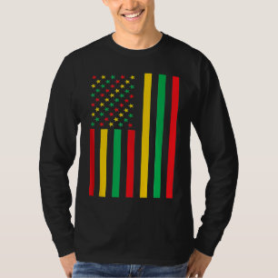 Black History Month American Flag T-Shirt