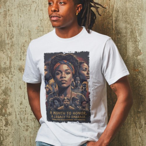 Black History Month Apparel T_Shirt