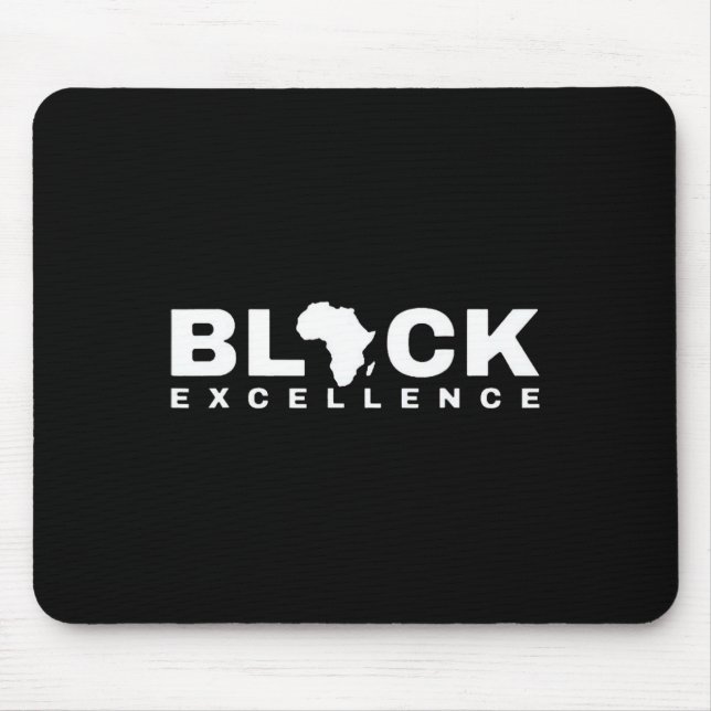 Black History Month Awareness Afro American Melani Mouse Pad (Front)