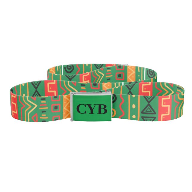 Black History Month Belt (Zig-Zag)