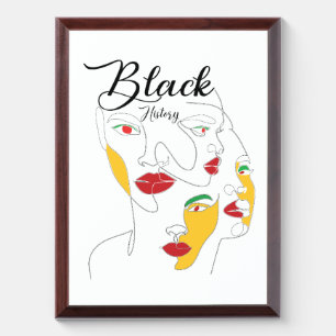 black history month BHM Award Plaque