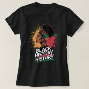Black History Month - Black History Is American Hi T-Shirt