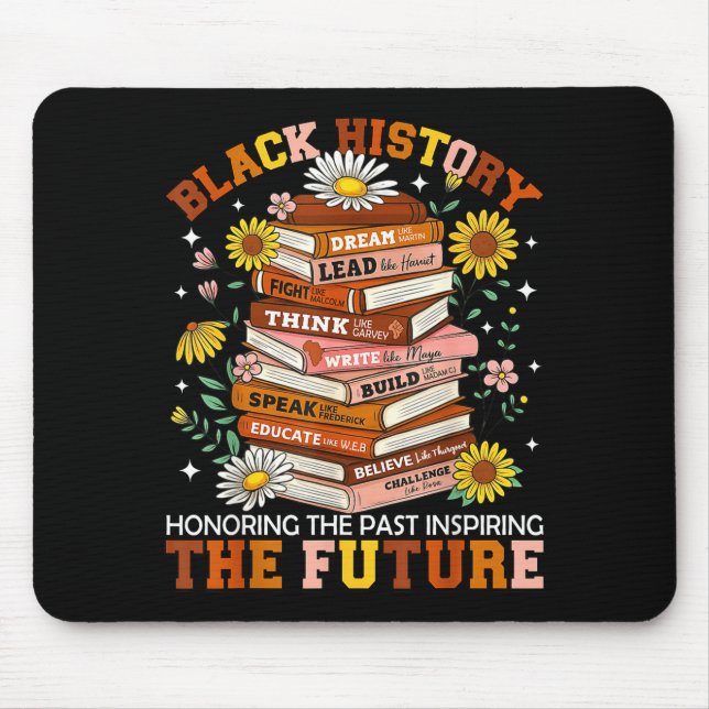 Black History Month Black Leaders African American Mouse Pad (Front)