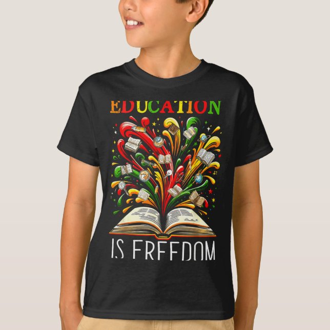 Black History Month Black Leaders African American T-Shirt (Front)
