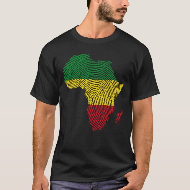 Black History Month Black Lives Matter African Roo T-Shirt (Front)