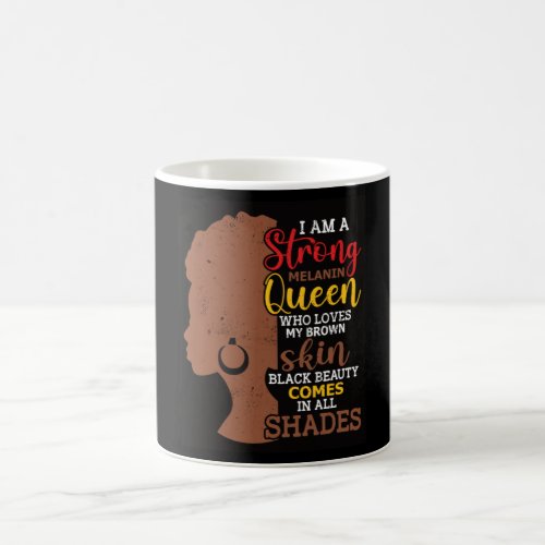 Black History Month Black Woman Afro Coffee Mug