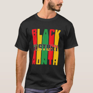 Black History Month BLM Melanin Pride Pan African T-Shirt