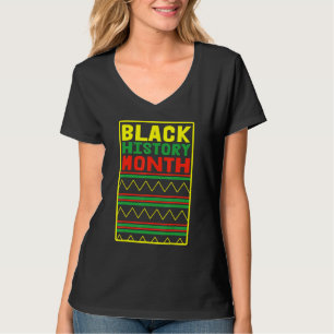 Black History Month BLM Melanin Pride Pan African  T-Shirt