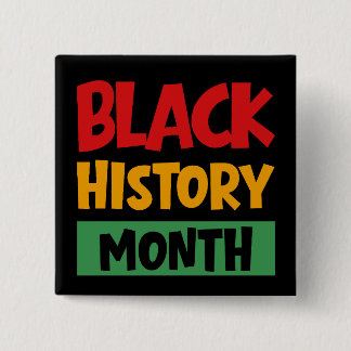 Black History Month Button