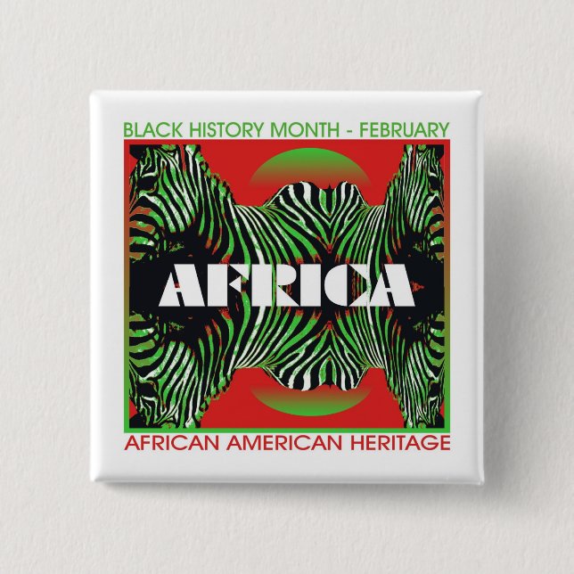 Black History Month Button (Front)