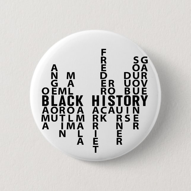 Black History Month Button (Front)