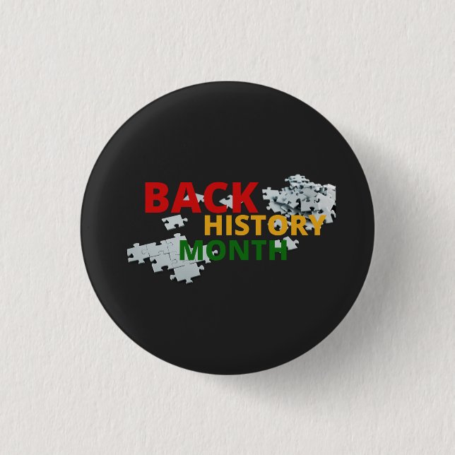 black history month button (Front)